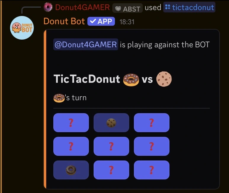 Tic Tac Donut